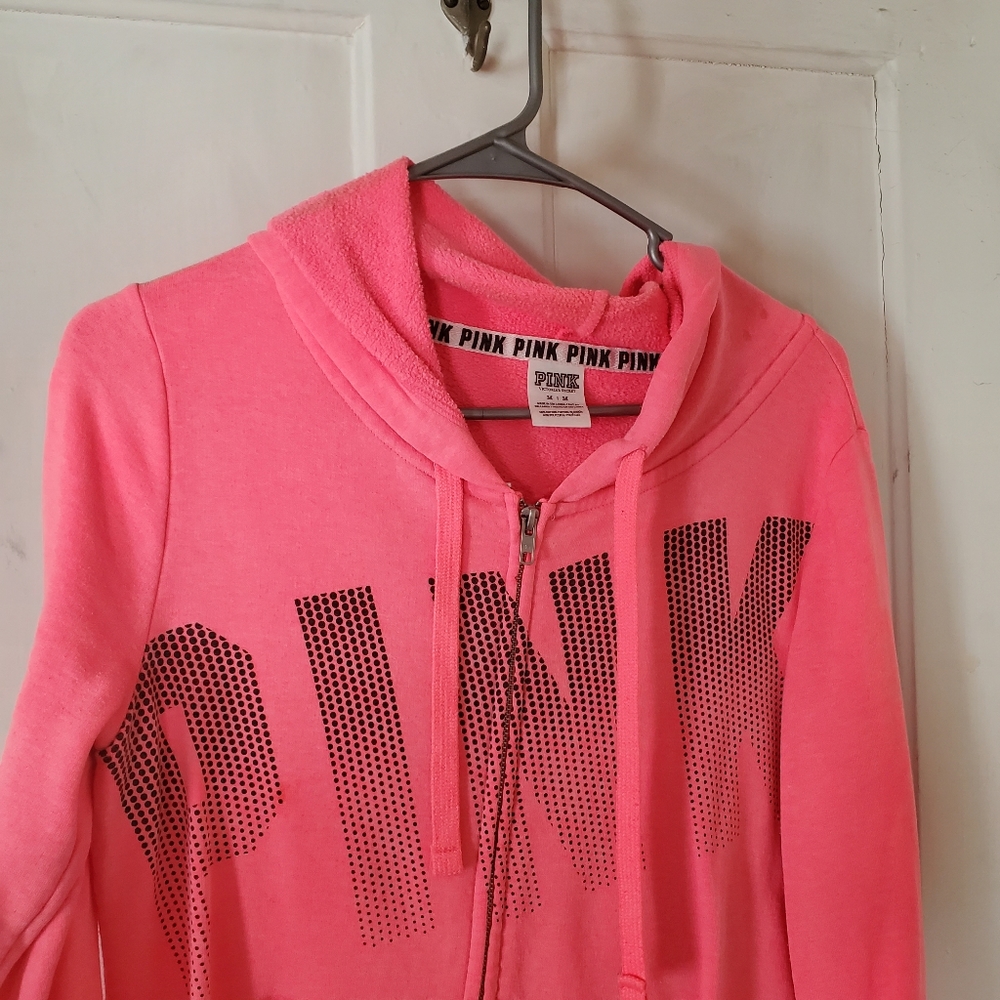Victoria secret pink zip up hoodie
